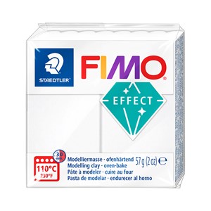 Leire Fimo Effect gjennomsiktig 57 g