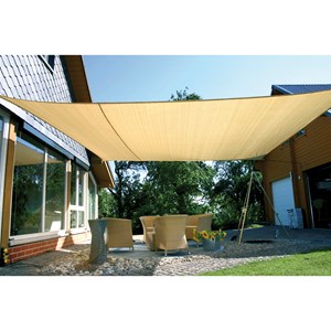 Solsegl Firkantet 5 x 5 meter