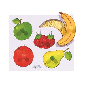 Knottpuslespill Frukt