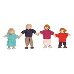Dukkefamilie 4 personer