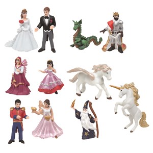 Mini sagofigurer 12 olika