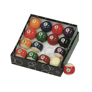 Biljardkuler komplett sett 57 mm