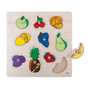Knottpuslespill Frukt 10 brikker