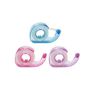 Tapeholder med tape 12 mm x 15 m 3 stk.