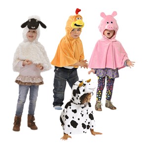 Utkledning Gårdsdyr 4 forskjellige