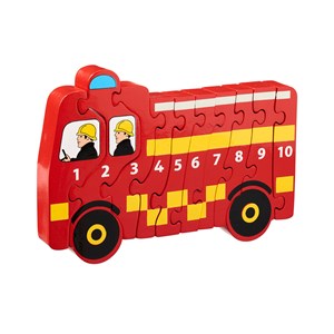 Puslespill Brannbil 1 - 10