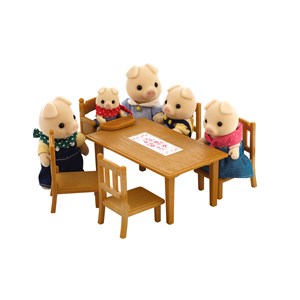 Sylvanian Spisebord med 4 stoler