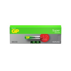 Batterier 1,5 volt AAA LR03 12-pakning