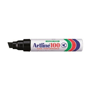 Märkpenna Artline svart skuren spets 7,5 - 12 mm