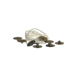 Lysgeléveker 1 m 10 stk. vekeholdere
