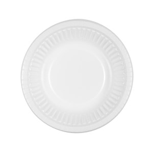 Dy papptallerken hvit Ø 19 cm 50-pk.