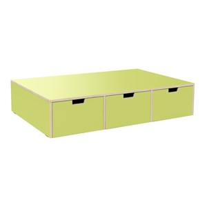 Scenemodul Oppbevaring, 117 x 77 x 25 cm, lime
