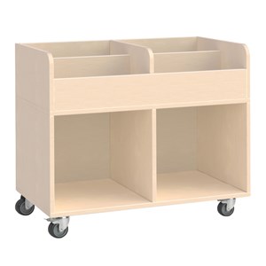 Max Bokvagn låg m hjul H67 cm, björk
