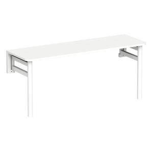 Sammenleggbart bord Marcus, hvitt laminat