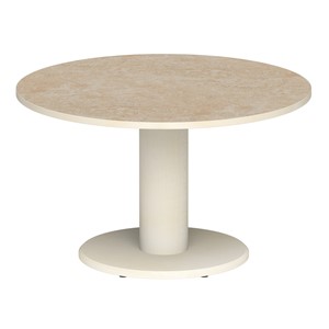 Søylebord Marcus Ø 120 cm, bjørk ramme