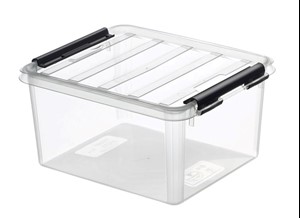 Plastbox 46 liter, L59 xB39 xH31cm, transp
