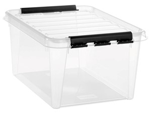 Plastbox 31 liter, 50x39x26cm, transp 