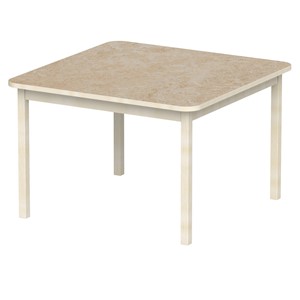 Bord Anna RH 110x110 cm, beige Marmoleum