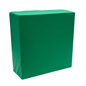 Byggekloss myk 40 x 40 x 15 cm, grønn