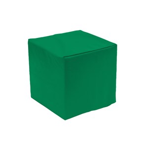 Byggekloss myk 20 x 20 x 20 cm, grønn