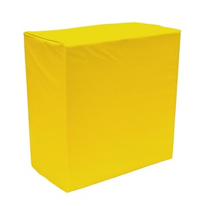 Byggekloss myk 40 x 40 x 20 cm, gul