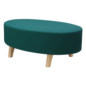 Sofaskammel Kubb elipseform 110x70 cm