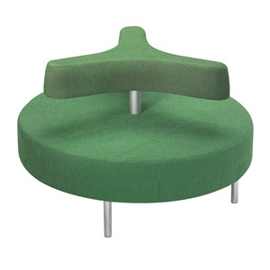 Soffpall Dot rund 3-armad rygg Ø 130 cm, prisgr.3