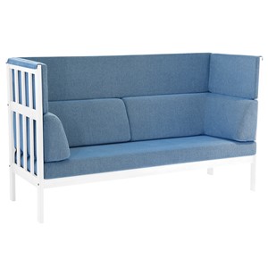 Sofa Hannah Høy 3 pl., bjørk