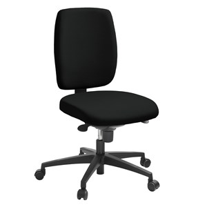 Kontorsstol LD 6135 med hjul, svart
