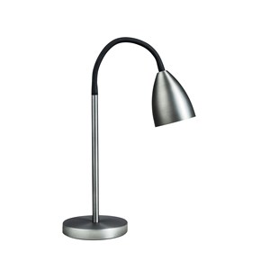 Bordlampe Trotsig, oksidgrå