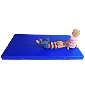 Gymnastikmatta 200x120x10cm, blå