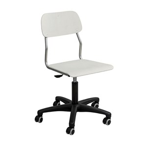 Stol Oldie med hjul sh  42-54 cm, lysegrå