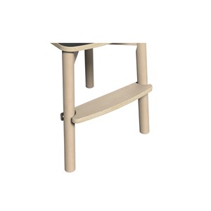 Fotstøtte til Fanny sh 38 cm, bjørk laminat