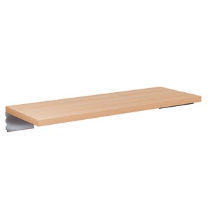 Sittbänk Peter 3-plats bok/gråmetallic
