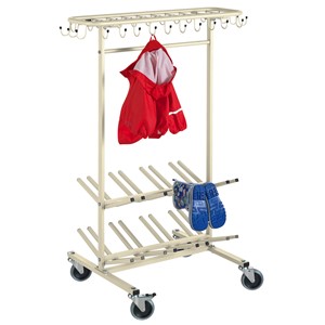 Kles- og skovogn Roller på hjul, beige