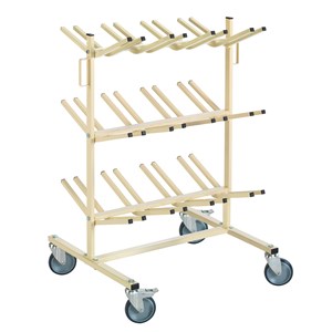 Skoställ Ergonett på hjul 24 par, beige