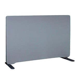 Skärm Edge liggande 150xH80 cm, ljusgrå