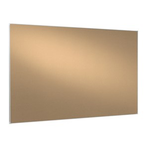 Tygtavla med aluram 200x120 cm, beige