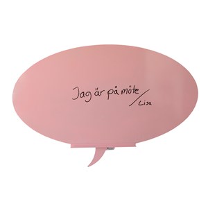 Whiteboardtavle Prata  115x75 cm, rosa SALG