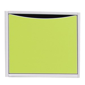 Dør til Kubus, grønt/lime laminat