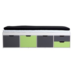 Seng med oppbevaring 200x100x55 cm
