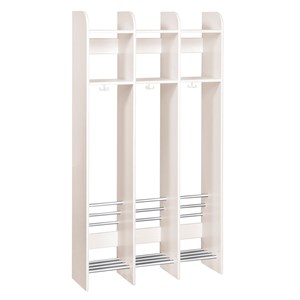 Garderobestativ Maria uten benk, 3 pl.