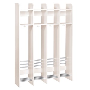 Garderobestativ Maria uten benk, 4 pl.