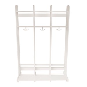 Garderobestativ Maria med benk, 3 pl.