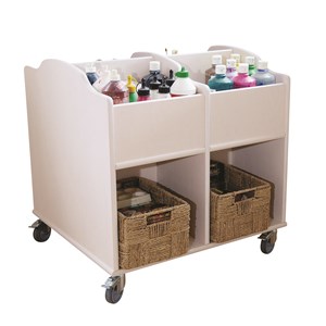 Materialvogn 8 rom, 69x65x75 cm