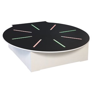 Scenemodul Disco m lys, rund 120 cm