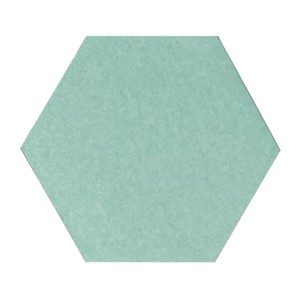 Väggabsorbent Hexagon 50, grön