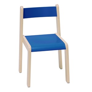 Barnestol Timmi sh  30 cm blå