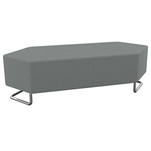 Soffpall Flipper 152 cm, ljusgrå