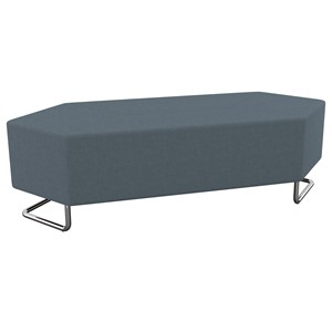 Sofaskammel Flipper 152 cm, mørk grå